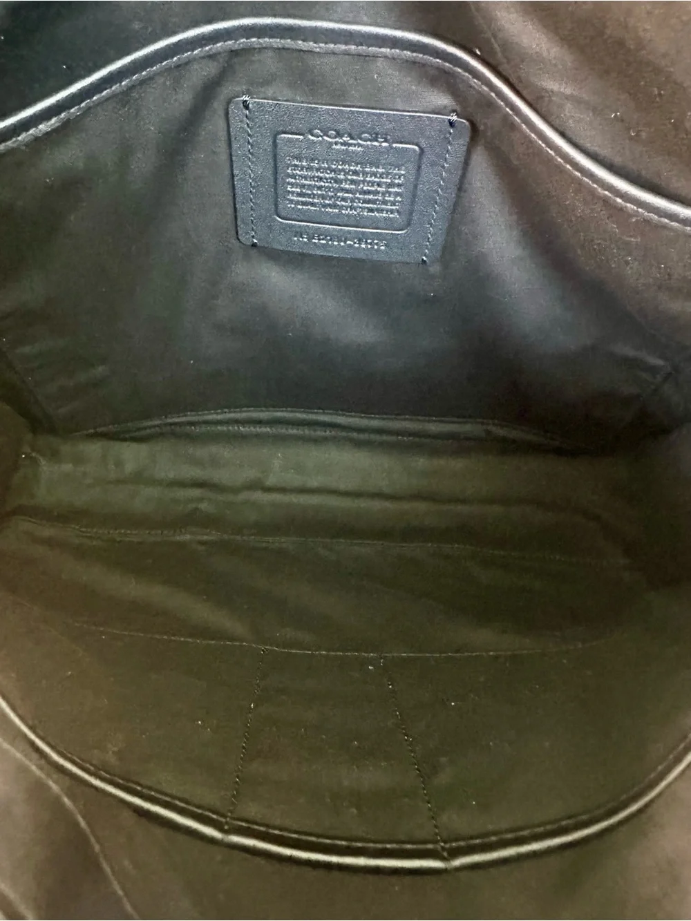 Coach 39775 Metropolitan Portfolio Briefcase in Black Embossed Signature Leather